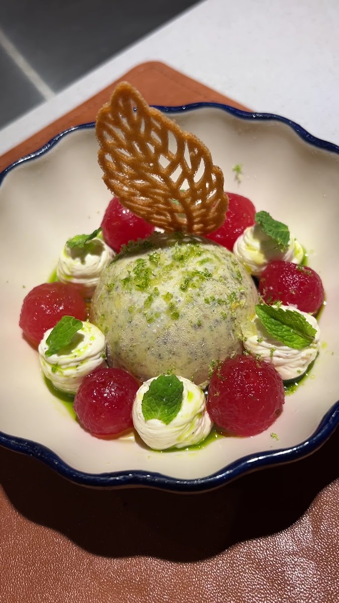 Exquisite plated dessert creation at S.A.J. Bistronomy by Leens @ TTDI