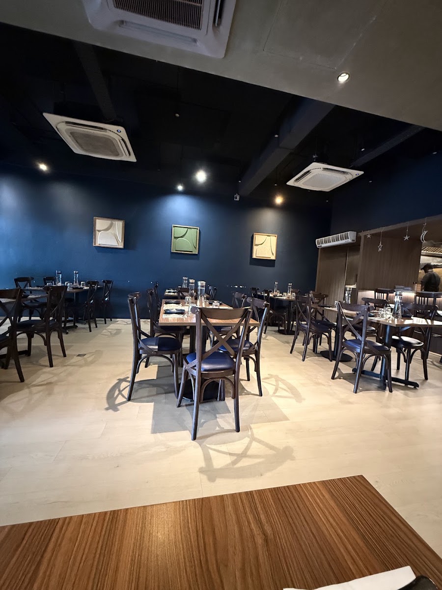 Spacious inviting dining area inside this TTDI restaurant